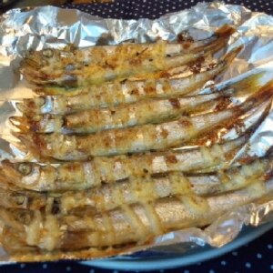 マヨかけて焼くだけでＯＫのシシャモ